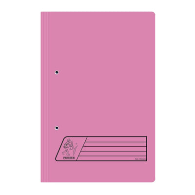 Premier Spring Transfer File, 300gsm, 5/pack, Pink