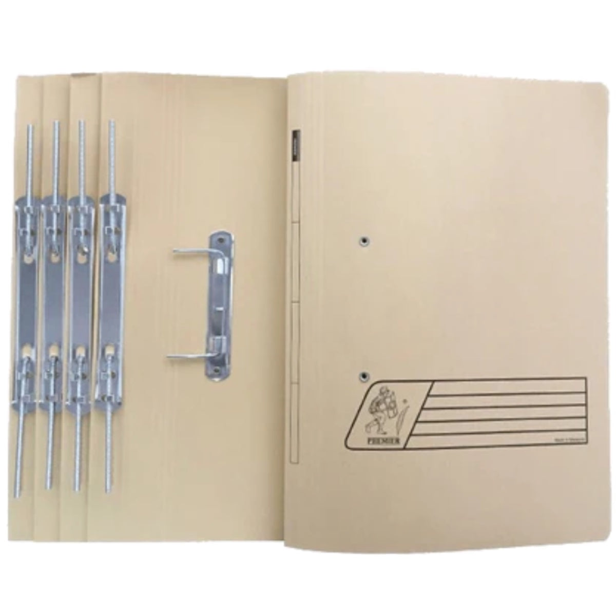 Premier Spring Transfer File, 300gsm, 5/pack, Buff