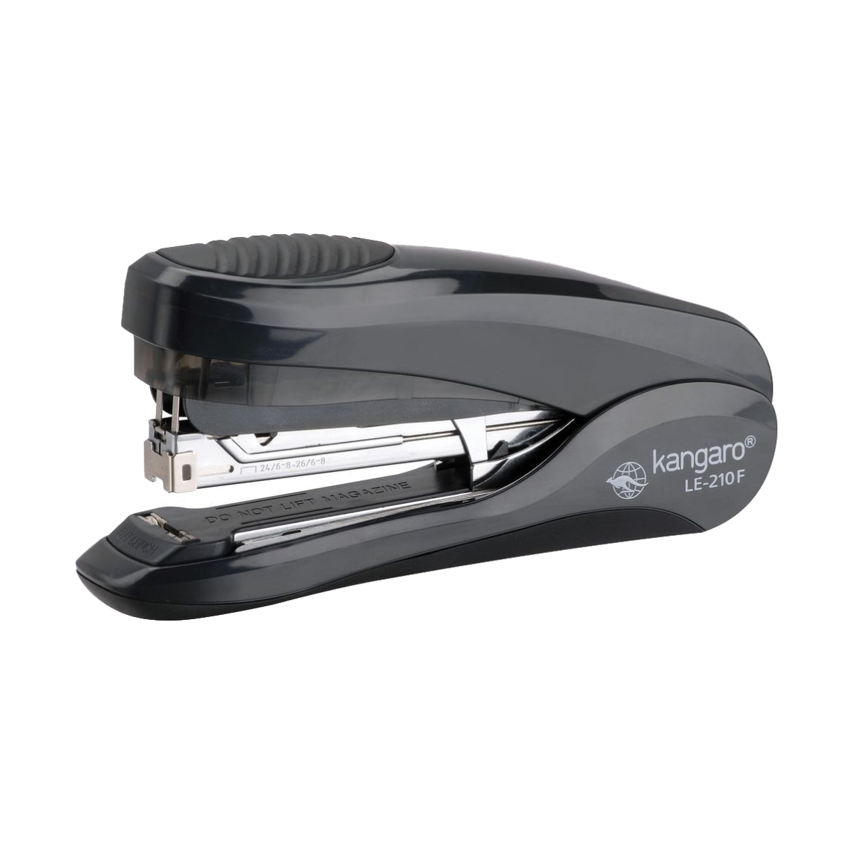 Kangaro Stapler LE-210FS, Less Effort & Flat Clinch, 30 Sheets Capacity, Assorted Colors