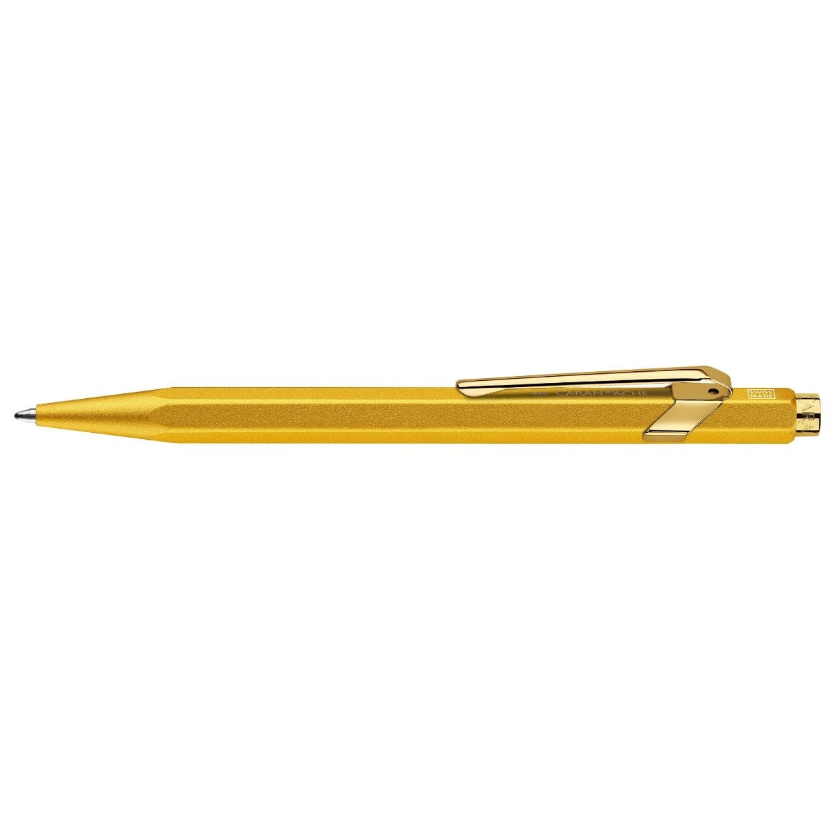 CARAN d'ACHE 849 Ballpoint Pen with Box, GOLDBAR 2012, 0.25mm, Gold