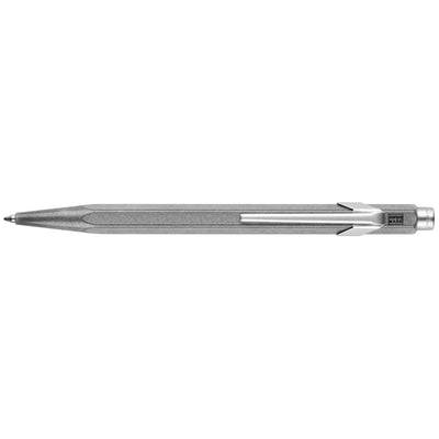 CARAN d'ACHE 849 Ballpoint Pen with Box, ORIGINAL, 0.25mm, Grey/Silver