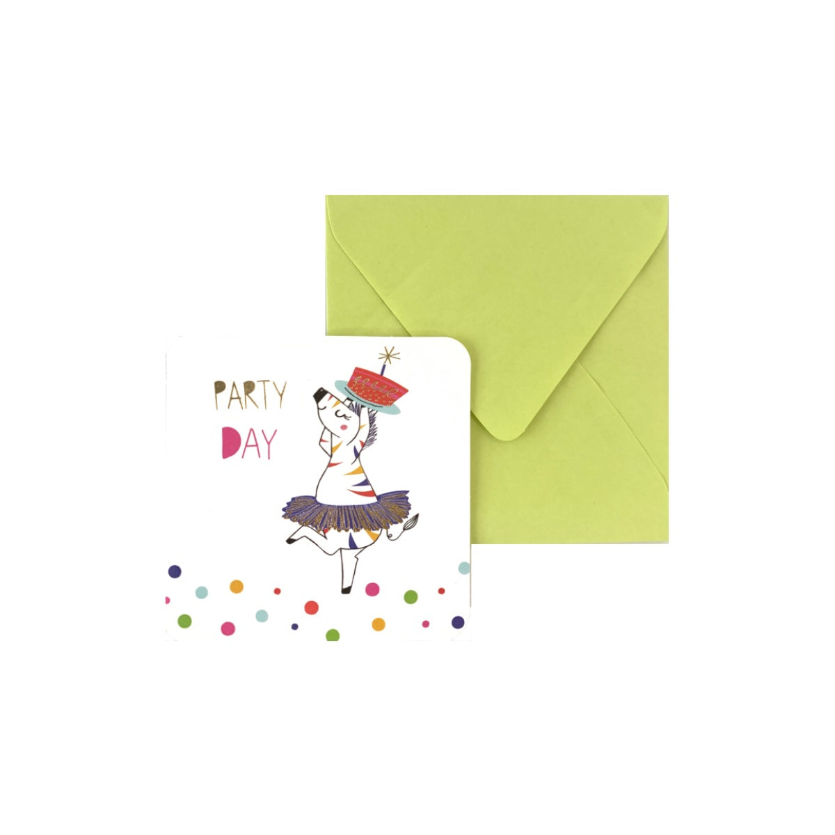 Mini Greeting Card with Envelope, Various Subjects, per piece