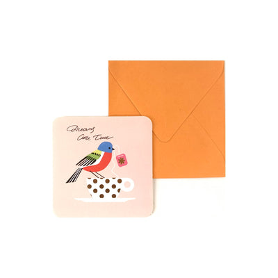 Mini Greeting Card with Envelope, Various Subjects, per piece