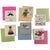 Mini Greeting Card with Envelope, Assorted Subjects, per piece