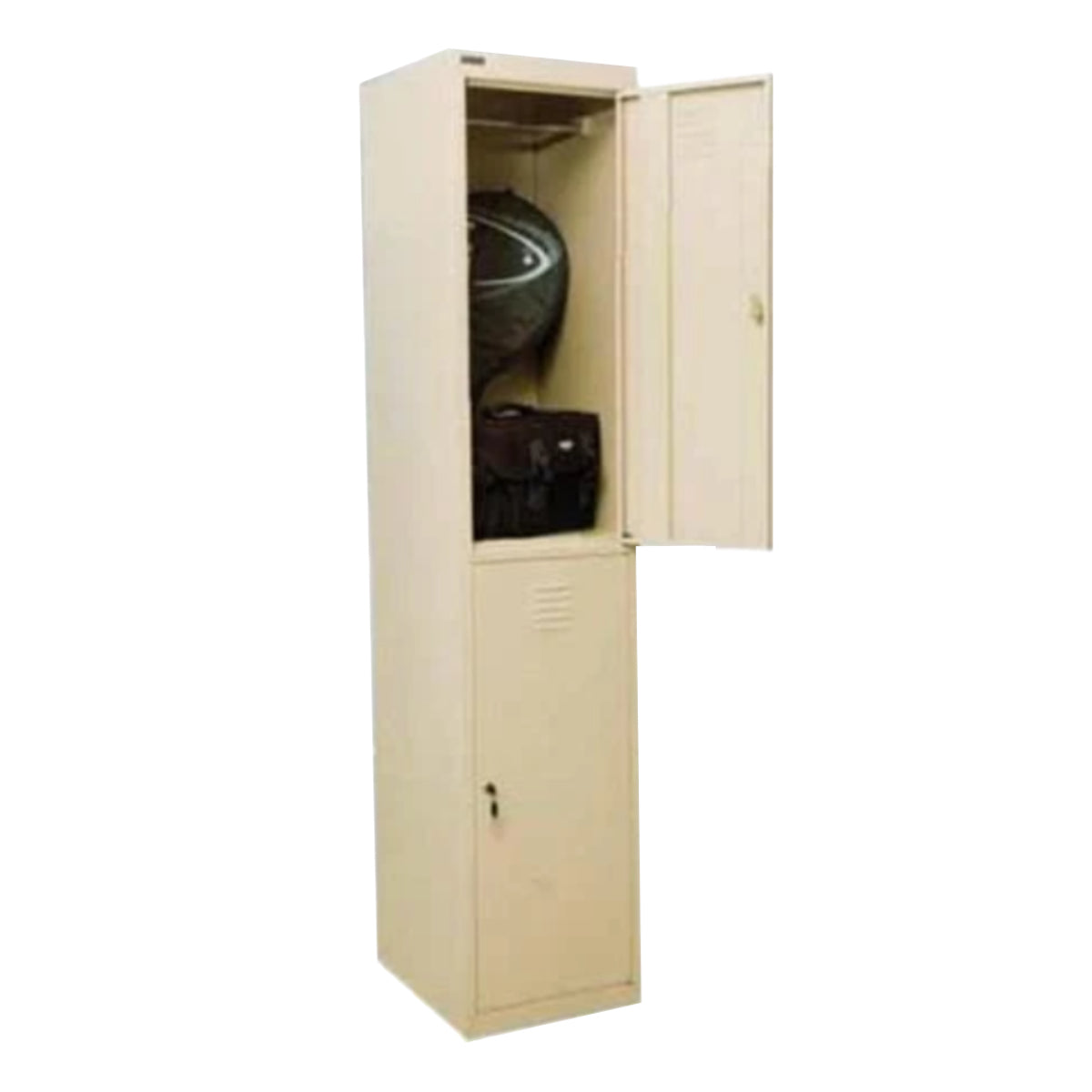 Rexel Locker, 180x37.5x46 cm, 2 Door, Beige