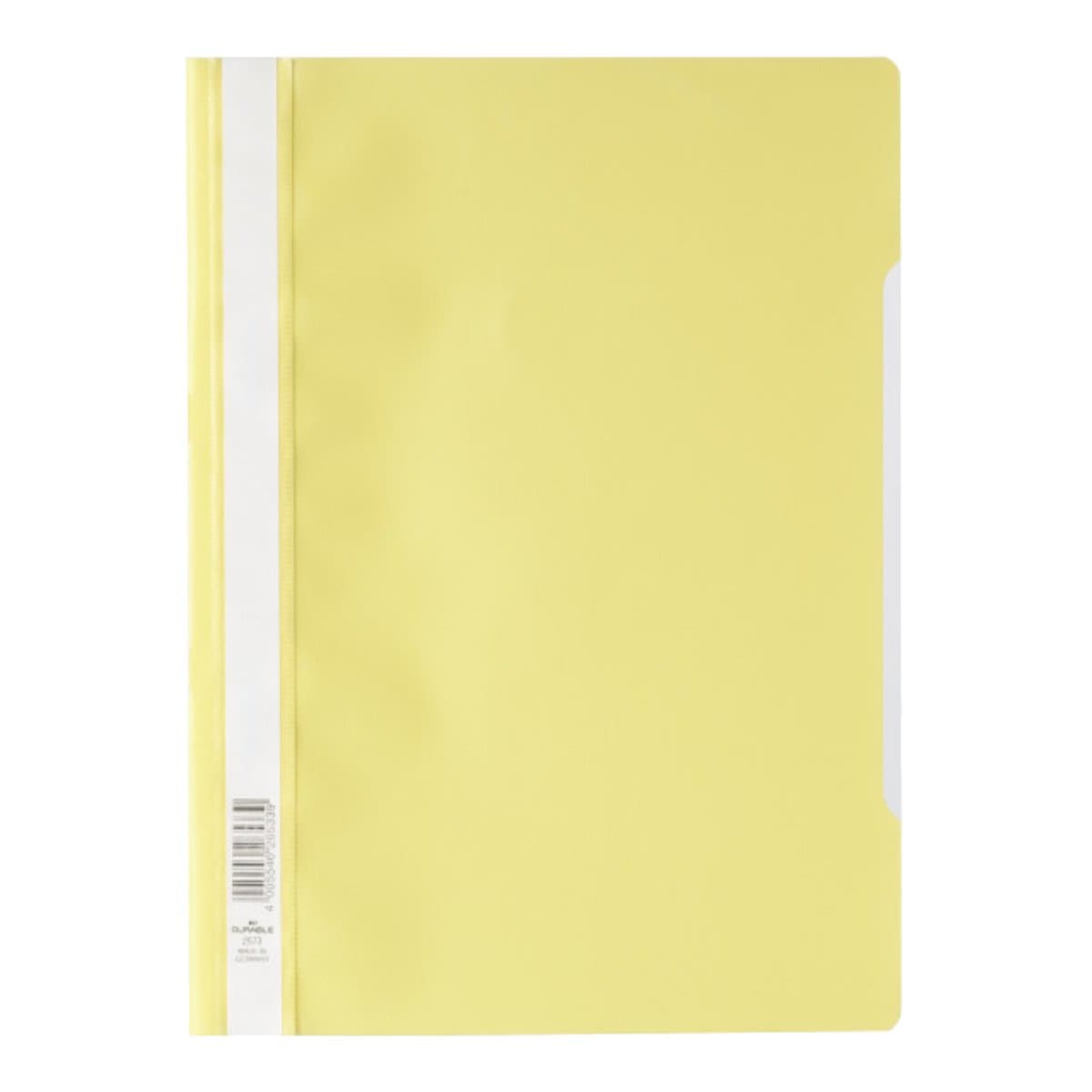 Durable Clear View Folder - Economy A4, Yellow