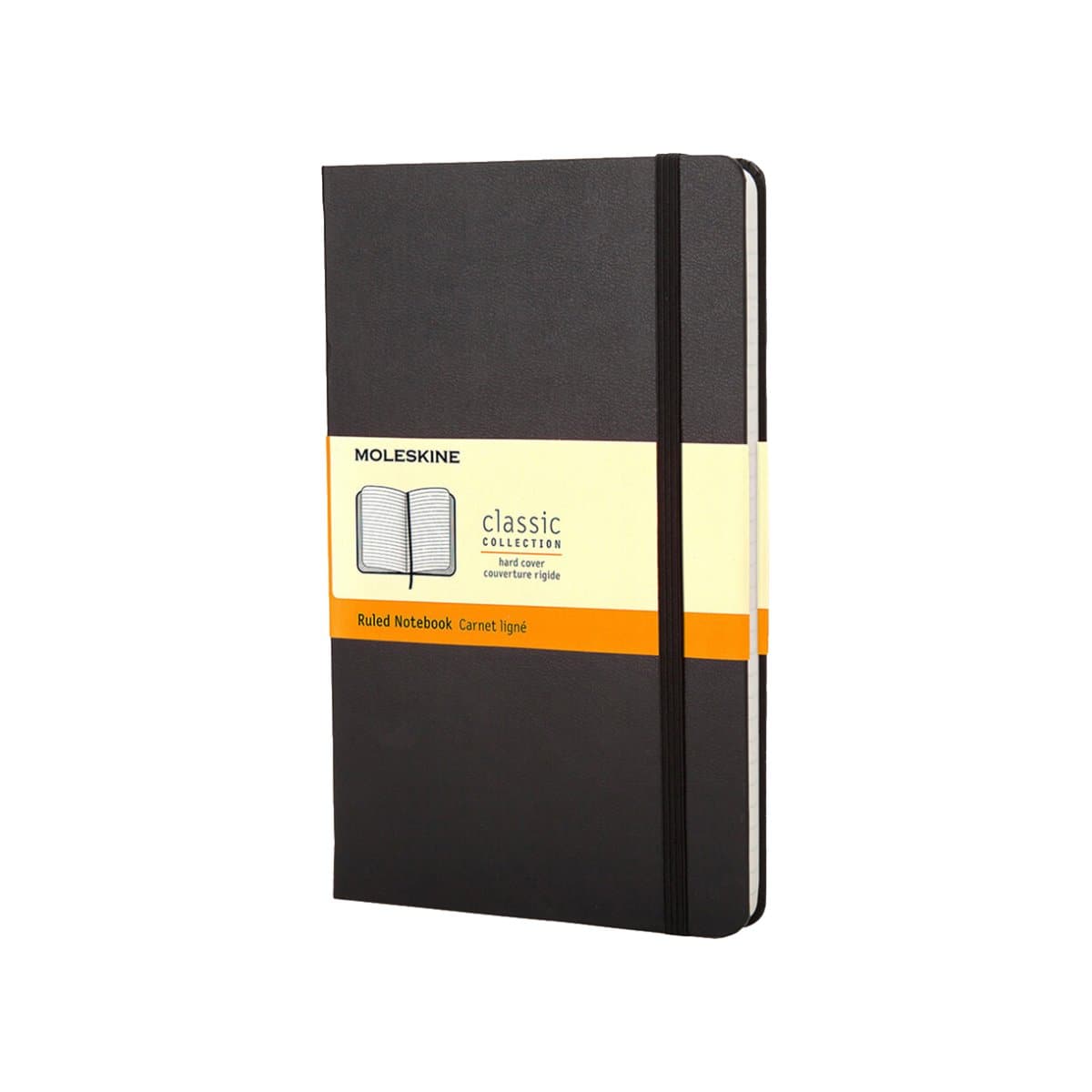 MOLESKINE Classic Notebook A5, hardcover, ruled, 240 pages, Black