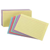 MESCO Index Cards 3x5 inches, 160gsm, 100sheets/pack, Colored