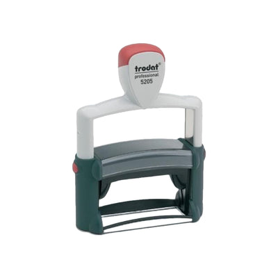 Trodat Professional 5205 Stamp, 6 Lines Text , 70 x 25 mm
