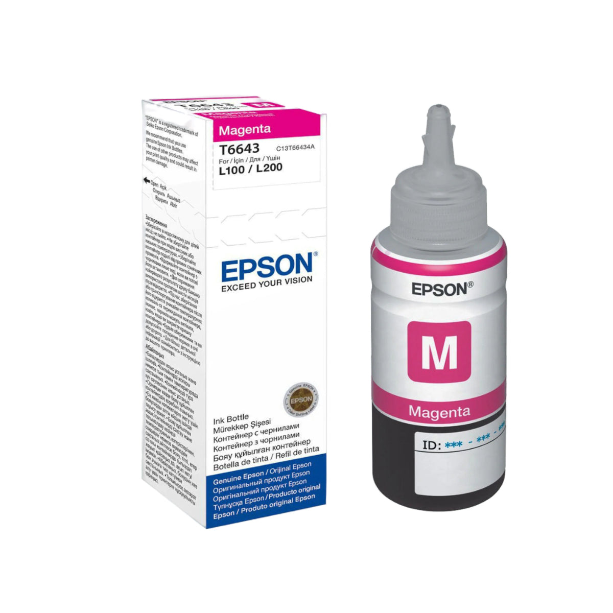 Epson T6643 Magenta Ink Bottle