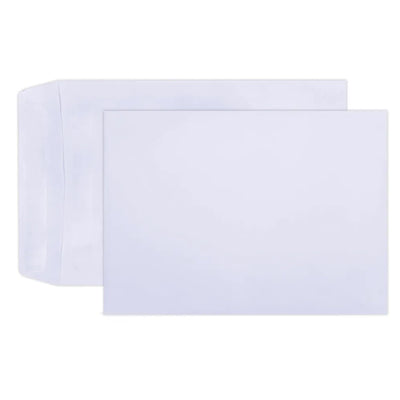 Hispapel Envelope 254 x 177 mm, 10 x 7 inches, B5, 100gsm, White