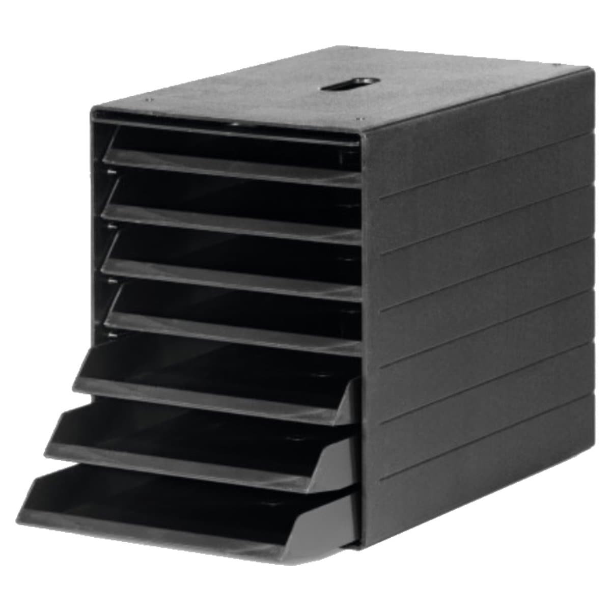 Durable Idealbox Plus, Letter Tray with Front Door, Black