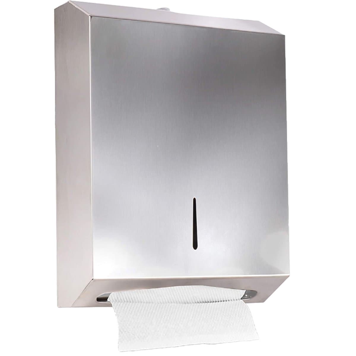 Stainless Steel C-Fold Towel Dispenser, 37 x 28 x 10 cm, Brushed