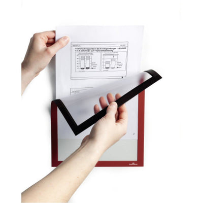 Durable DURAFRAME, Magnetic Frame A4, 5/pack, Silver