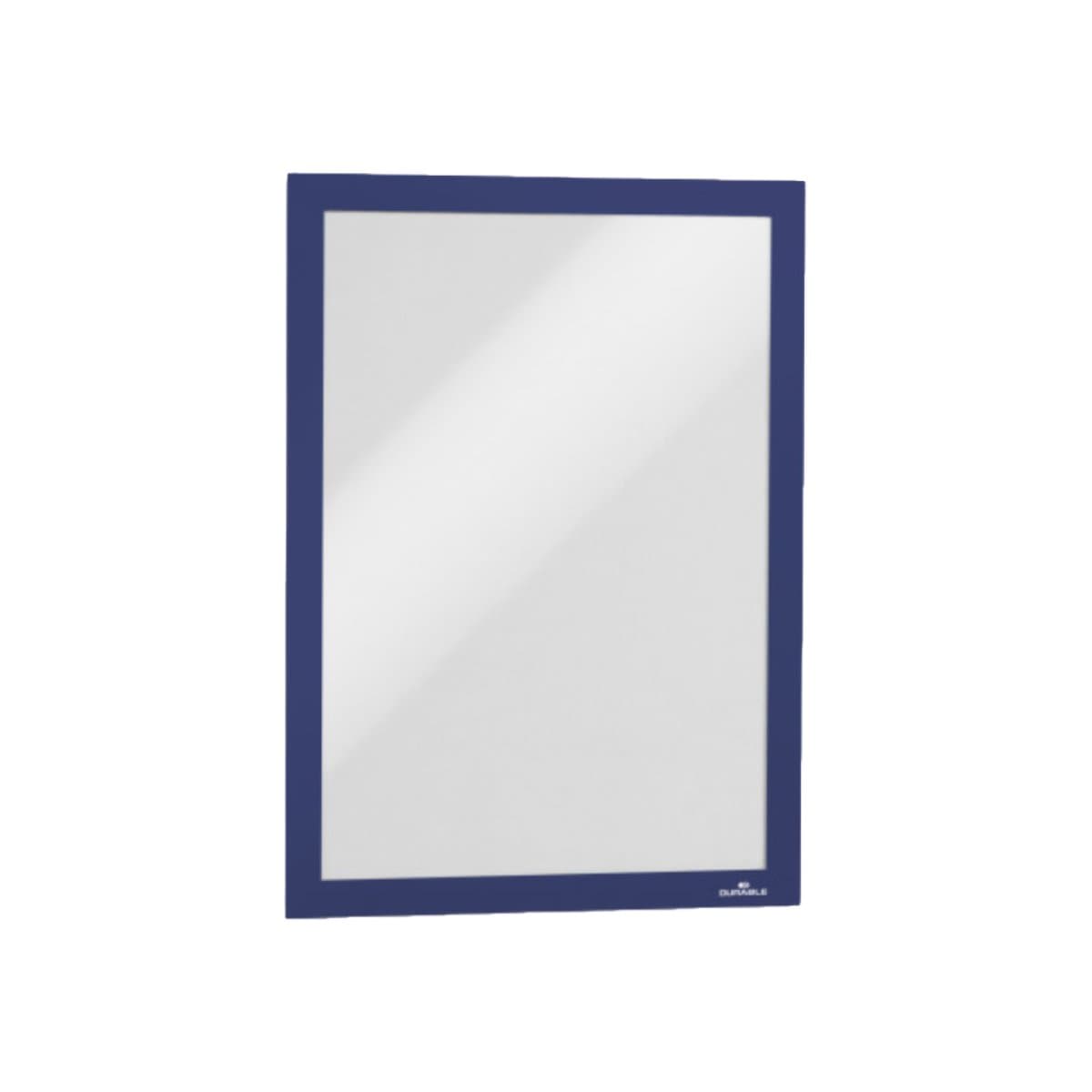 Durable DURAFRAME, Self-Adhesive Magnetic Frame A4, 2/pack, Blue