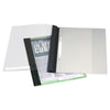 Durable Clear View Folder A4, extra wide with pocket, Green
