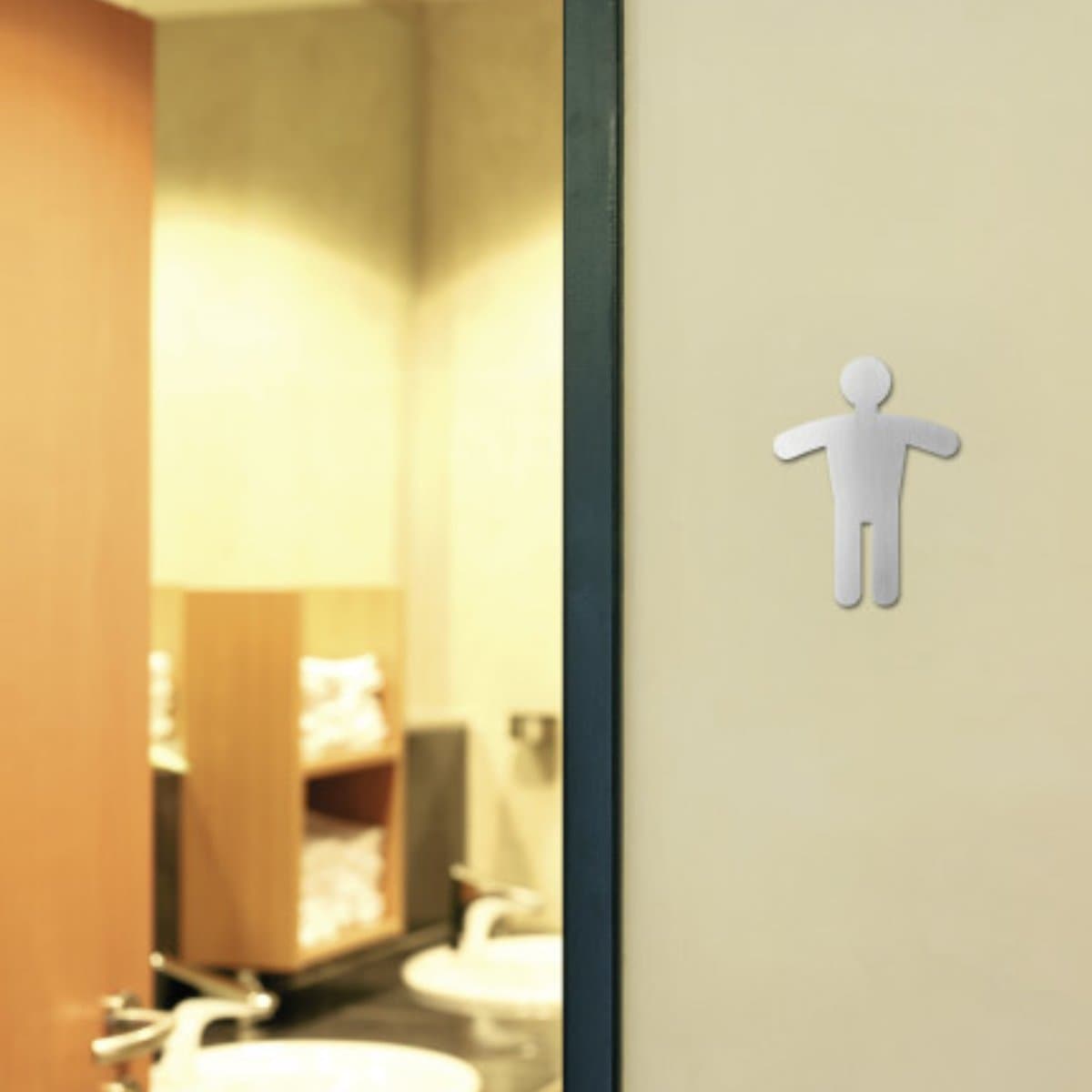 Durable WC Symbol MEN, 120 x 90 mm