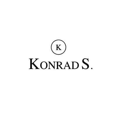 Konrad S. Magazine Rack, PU Leather, Brown