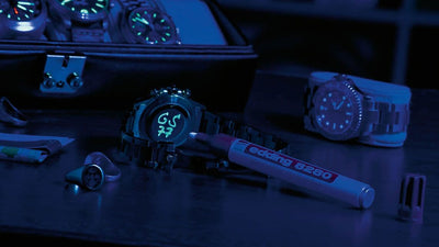 edding 8280 Securitas Invisible Fluorescent UV Marker, 1.5-3mm Bullet Tip, Transparent