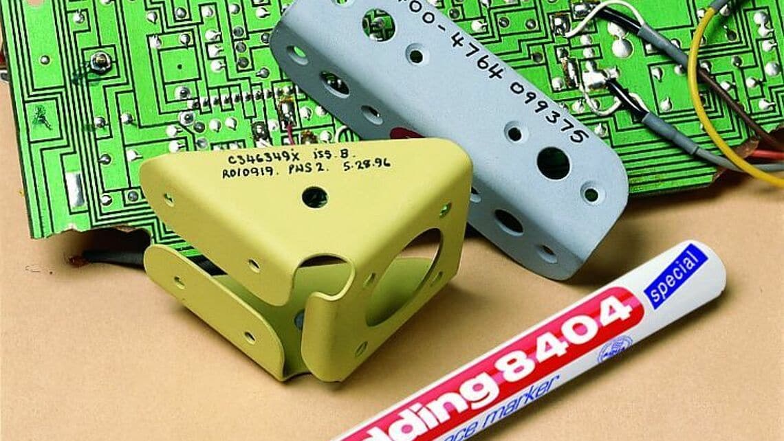 edding 8404 Aerospace Marker, 0.75mm Bullet Tip, Black