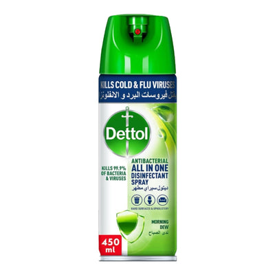 Dettol Disinfectant Aerosol Surface Spray, 450ml, Assorted Scents