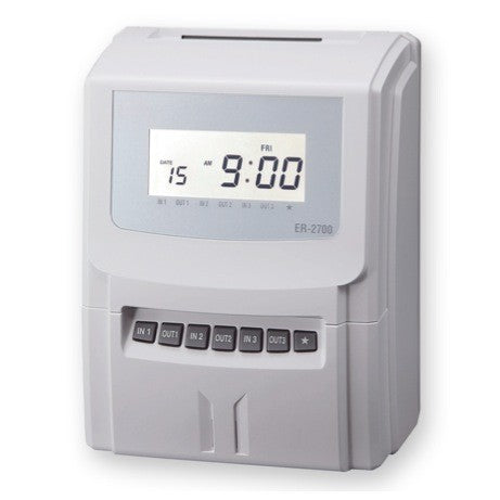 Time Recording Box Time Recorder, Cards & Racks - Office One LLC