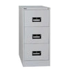 Hadid 3 Drawers Filing Cabinet, Grey