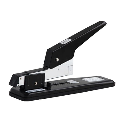 deli Stapler No. 0390, Heavy Duty, 80 Sheets Capacity, Grey/Black