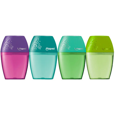 Maped Sharpener SHAKER 1 Hole, MD-534753, Assorted Colors