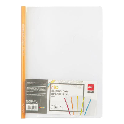 deli Spine Bars with Transparent Cover Sheets A4, 5/pack, Assorted Colors