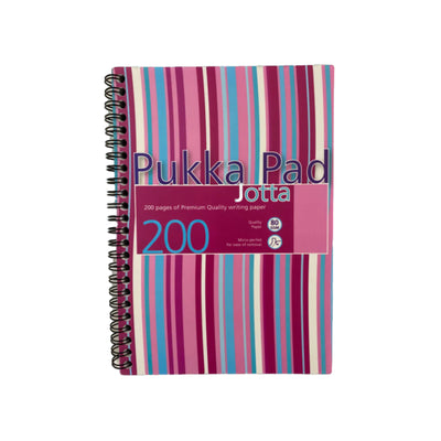 Pukka Pad Jotta Wirebound A5, line ruled, 80gsm, 200sheets/pad, Assorted Colors