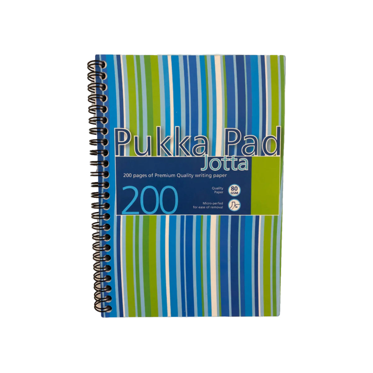 Pukka Pad Jotta Wirebound A5, line ruled, 80gsm, 200sheets/pad, Assorted Colors