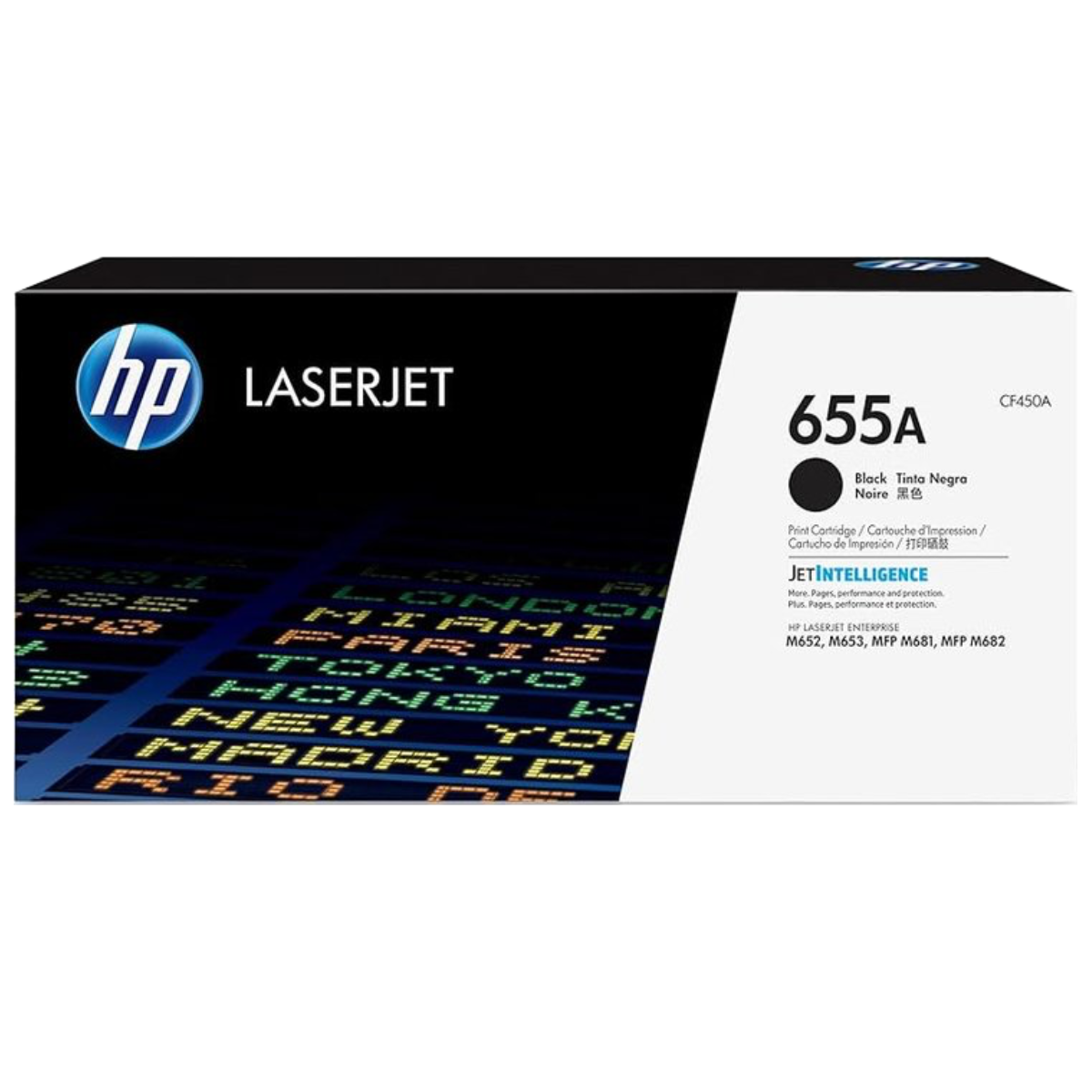 HP 655A Black Toner Cartridge - CF450A