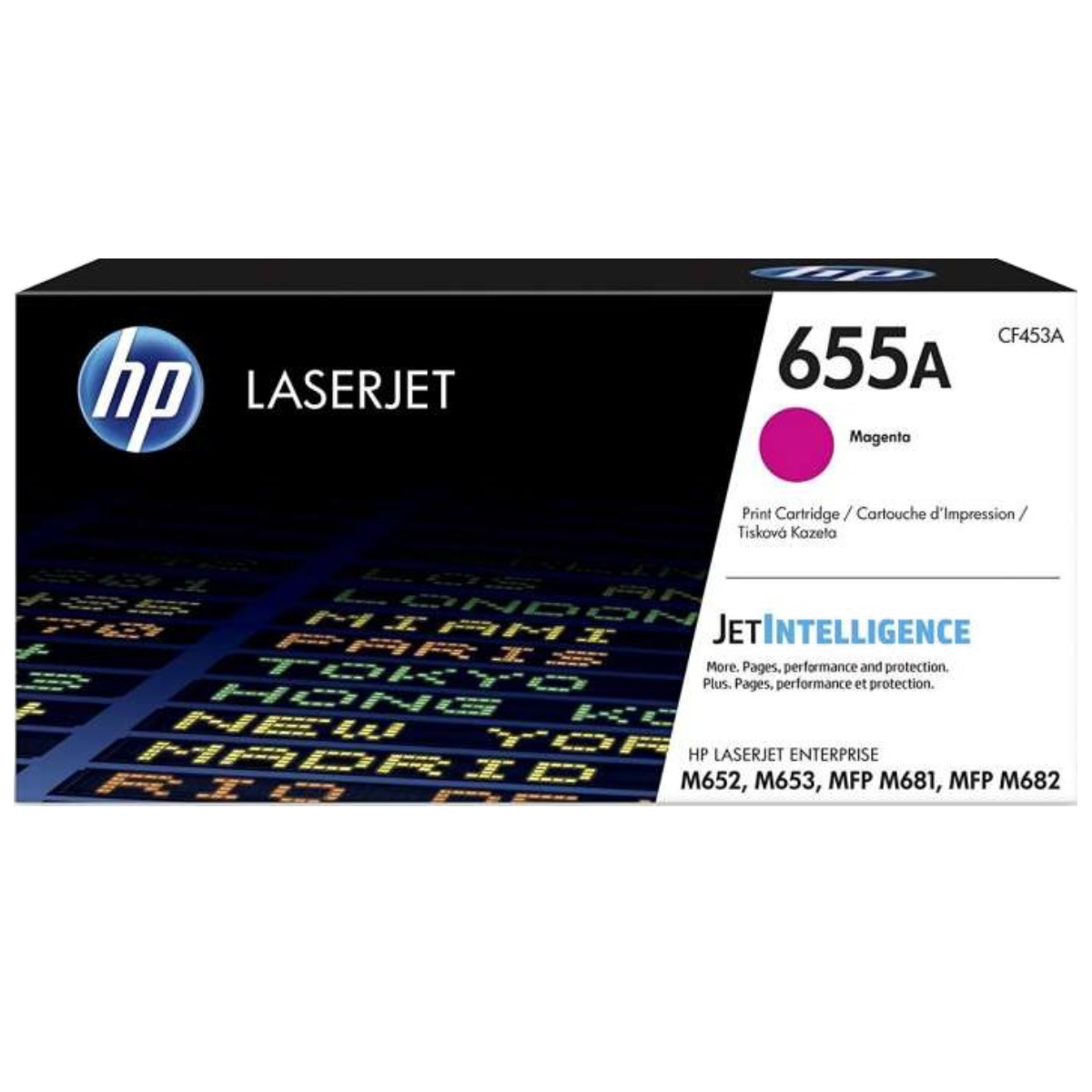 HP 655A Magenta Toner Cartridge - CF453A