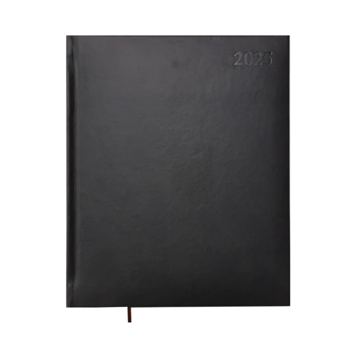 2025 Diary, PU, A5+, 17 x 24 cm, 1Day/Page, Black