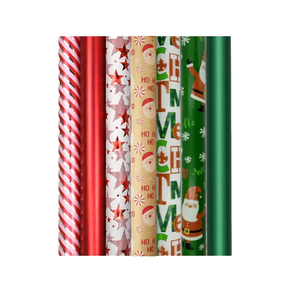 CHRISTMAS Gift Wrapping Paper, 43cm x 3m, Various Designs