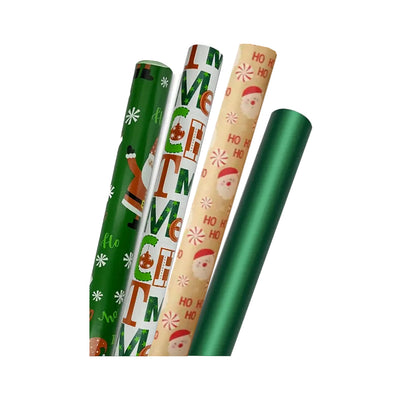 Gift CHRISTMAS Wrapping Paper, 43cm x 3m, Assorted