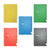 Firmo Stapled Exercise Book A4, line ruled, 90gsm, 48sheet/book, Assorted Colors