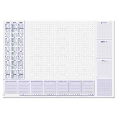 Sigel Paper Desk Pad PLANNER, 595 x 410 mm, 30sheets/pad