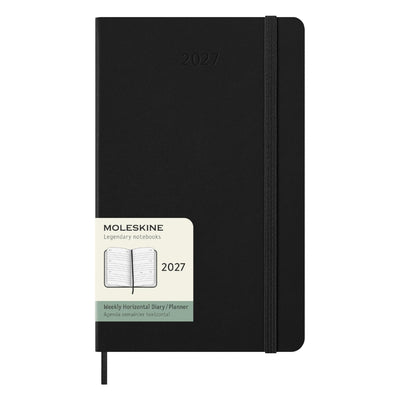 MOLESKINE 2027 Weekly Notebook Diary/Planner A5, 13 x 21 cm, softcover, Black