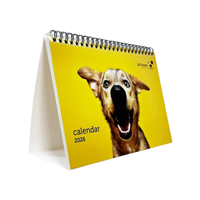 K9 Friends 2026, Desk Calendar, 21 x 15 cm