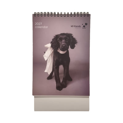 K9 Friends 2027 Desk Calendar, 15 x 21 cm