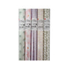 Gift Wrapping Kraft Paper, 50cm  x 3m, Assorted Designs, per Roll