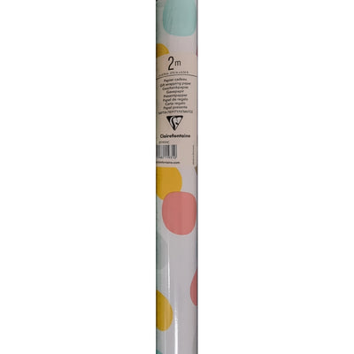 Clairefontaine Gift Wrapping Paper FANTASY, 70cm  x 2m, Assorted Colors