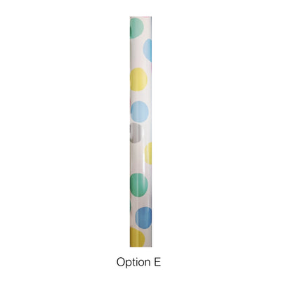 Clairefontaine Gift Wrapping Kraft Paper, 70cm  x 3m, Assorted Designs