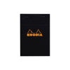 RHODIA Notepad, Graph Ruled, 80gsm, 80/pages, Black, Assorted Sizes