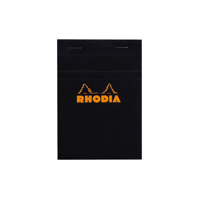 RHODIA Notepad, Graph Ruled, 80gsm, 80/pages, Black, Assorted Sizes