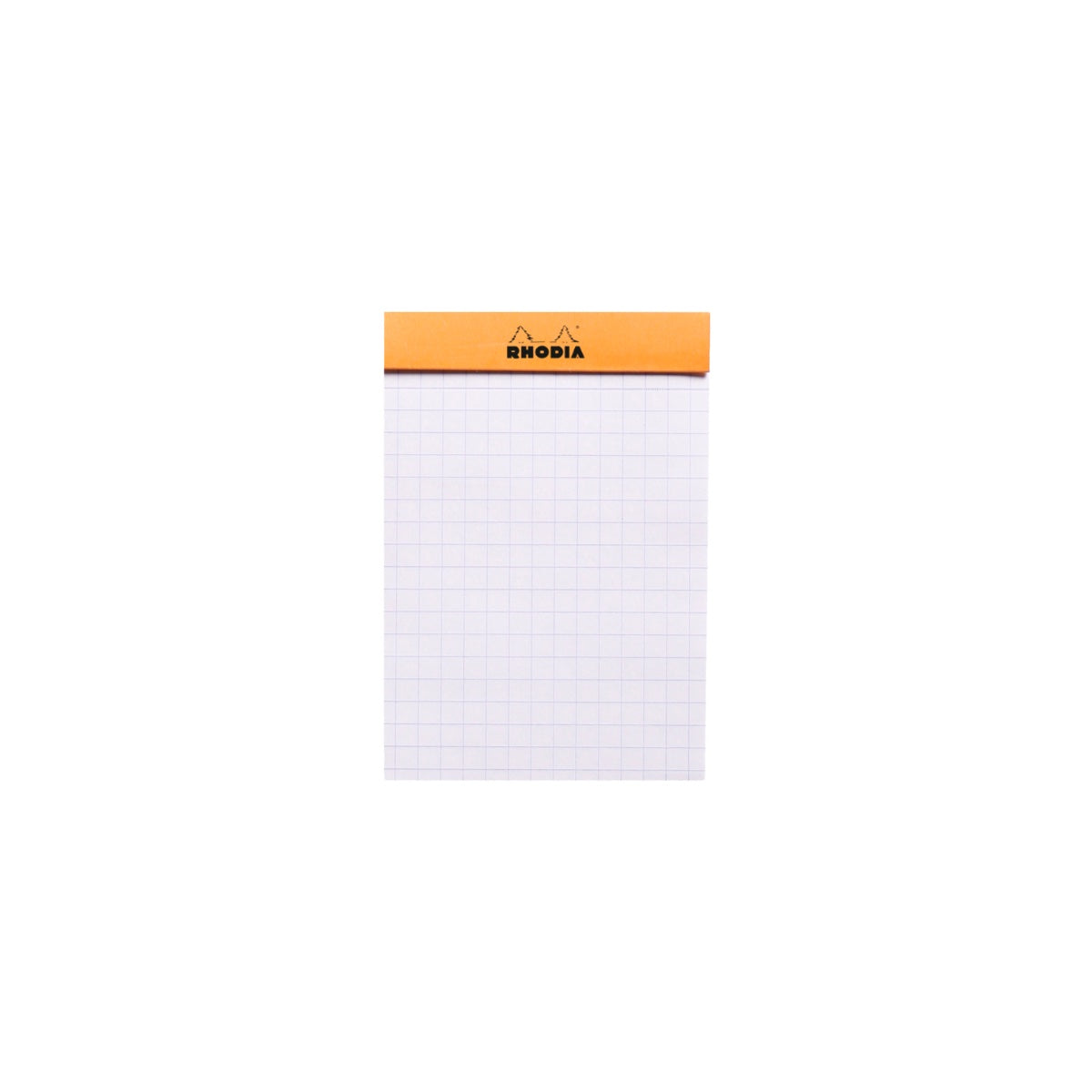 RHODIA Notepad, Graph Ruled, 80gsm, 80/pages, Orange, Assorted Sizes