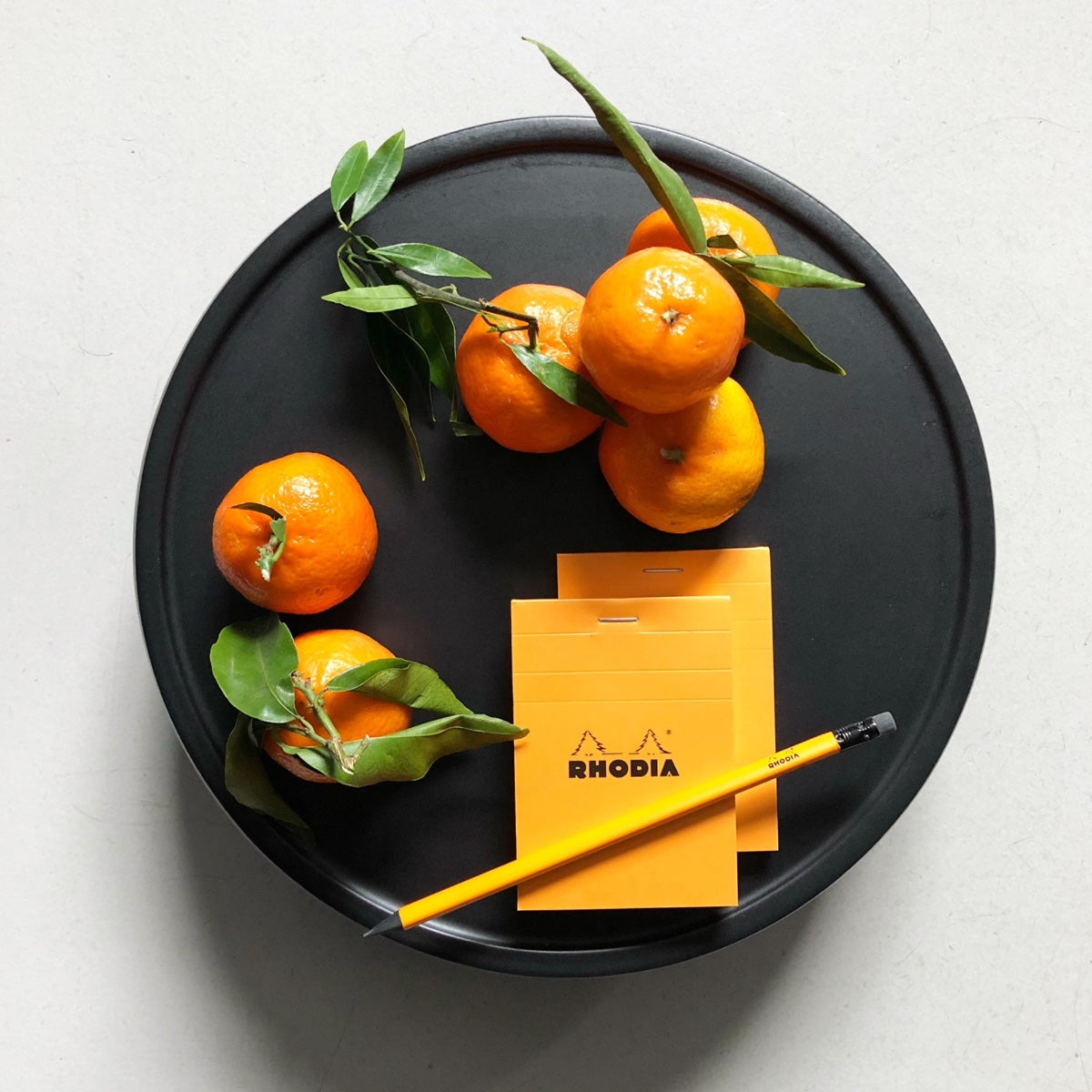 RHODIA Notepad, Graph Ruled, 80gsm, 80/pages, Orange, Assorted Sizes