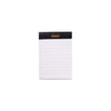 RHODIA Notepad, Lined, 80gsm, 80/pages, Black, Assorted Sizes